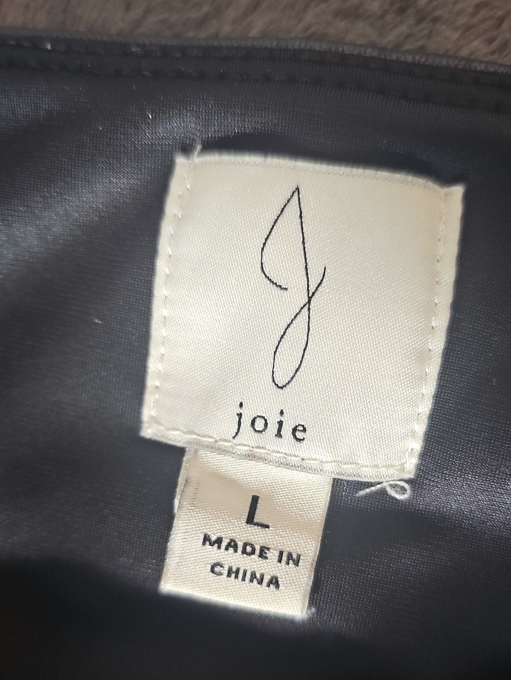 Joie Faux Leather Bow Tie High Rise Cropped Pants Size L - Picture 2 of 8